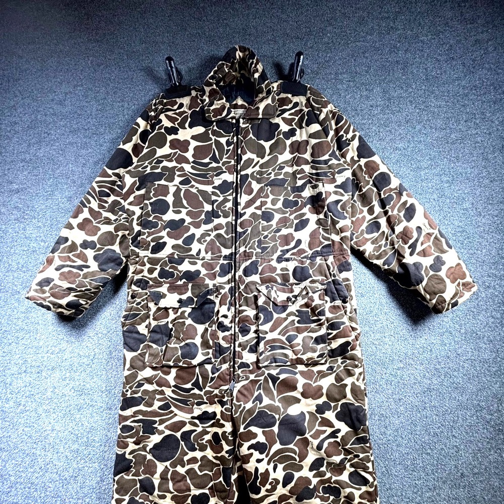 Northwest Territory Coveralls Men's XL Multicolor Camo Cotton Hunting Insulated